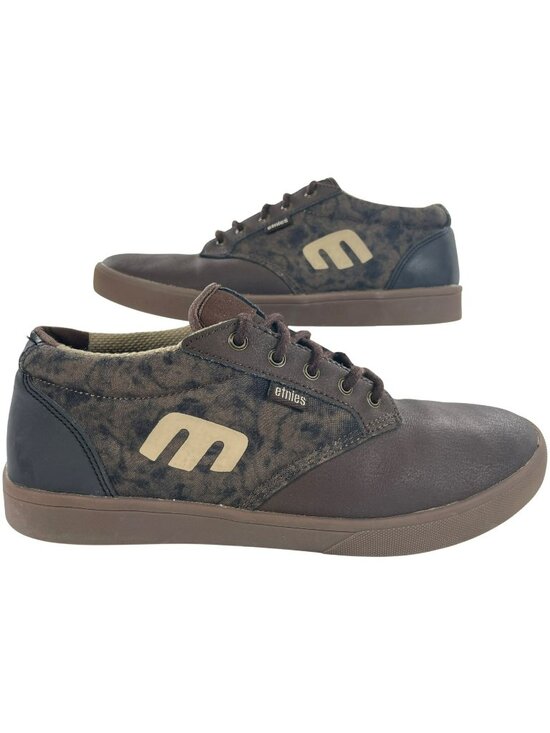 Etnies Other - Etnies Jameson Mid Crank Brown Skate Bike Shoes Sneakers Leather Men's Sz 10.5